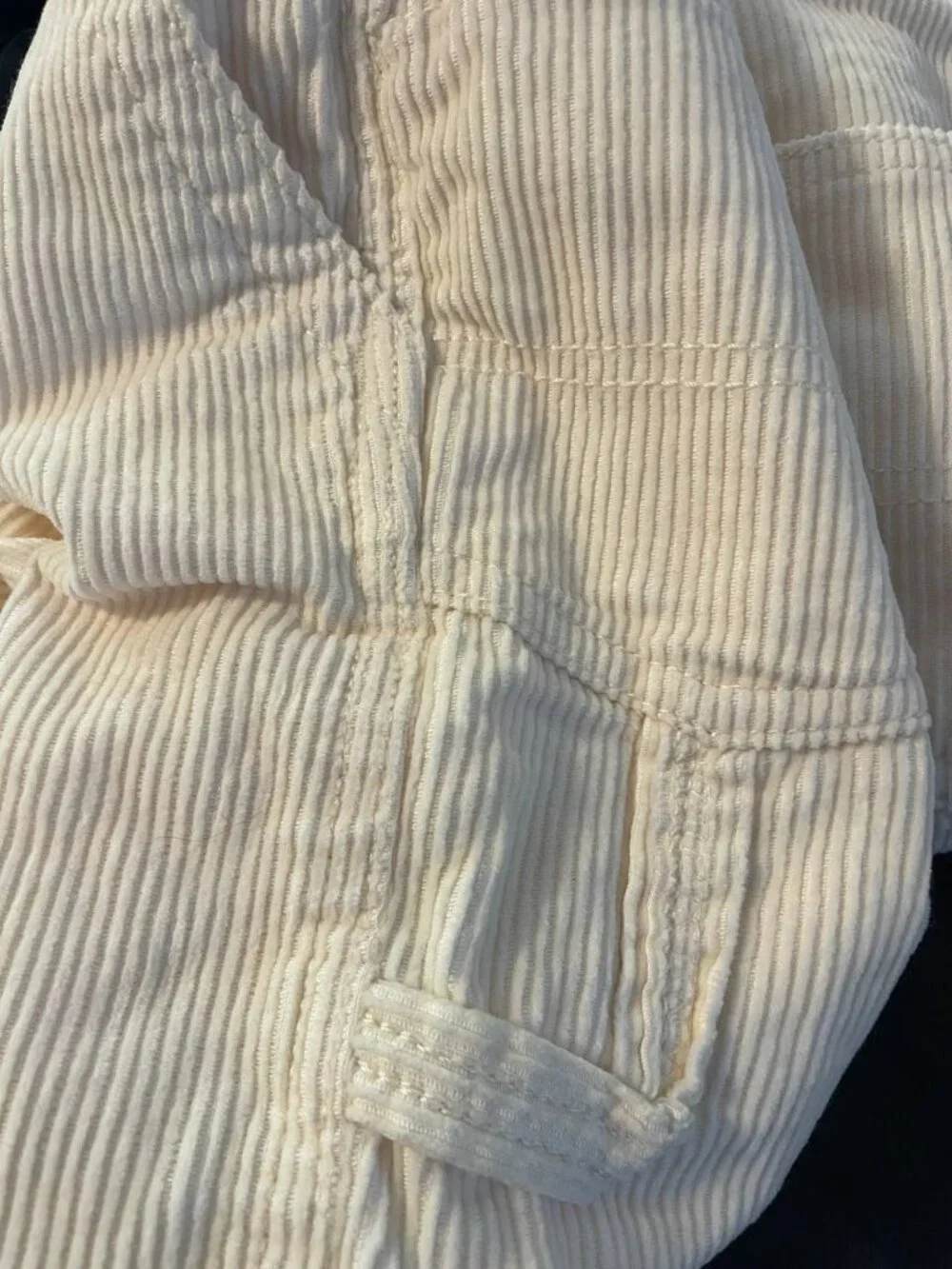 OshKosh B'gosh 5T Cream Corduroy Overalls | Classic Kidcore Vintage Style